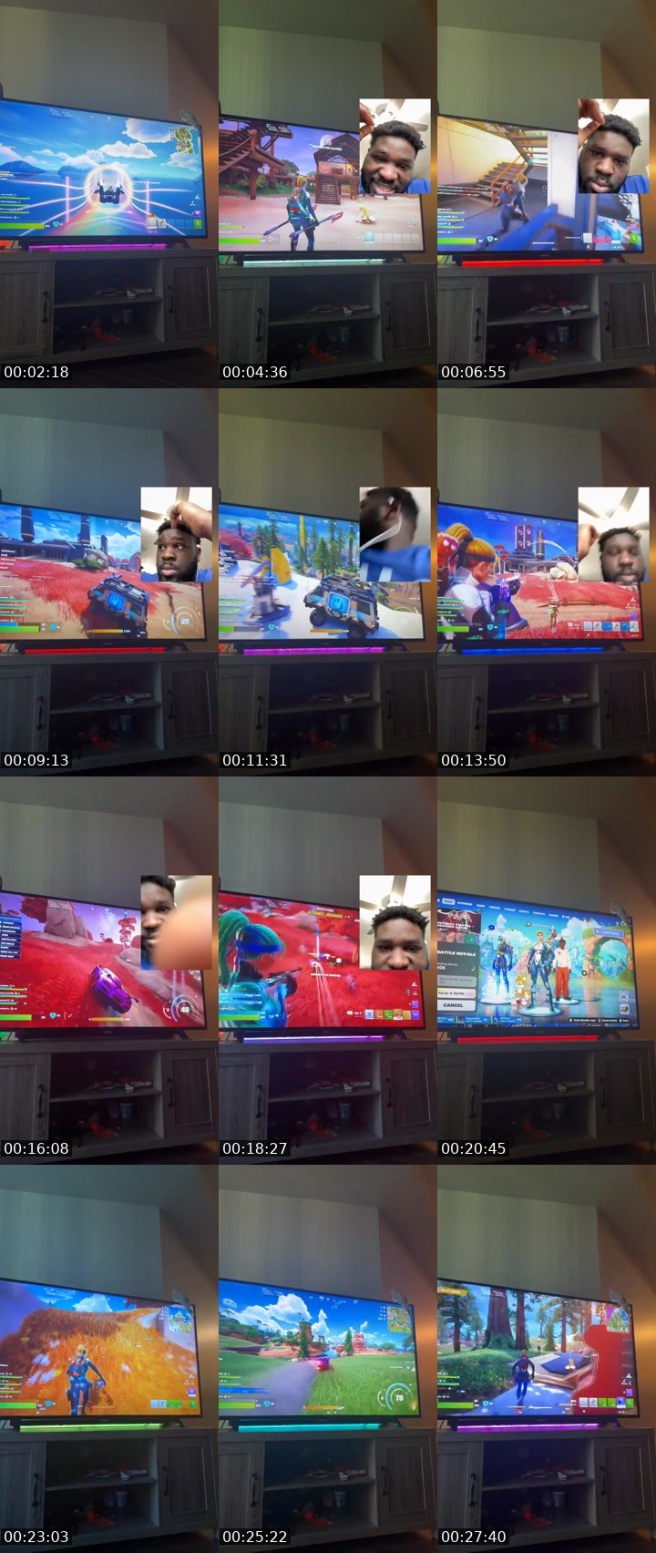 Contact-sheet preview of Starfire 🇮🇹🇯🇲's Liveme recording