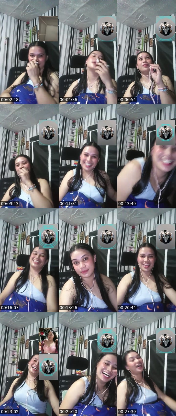 Contact-sheet preview of 😈👸Dianna🦄's Liveme recording