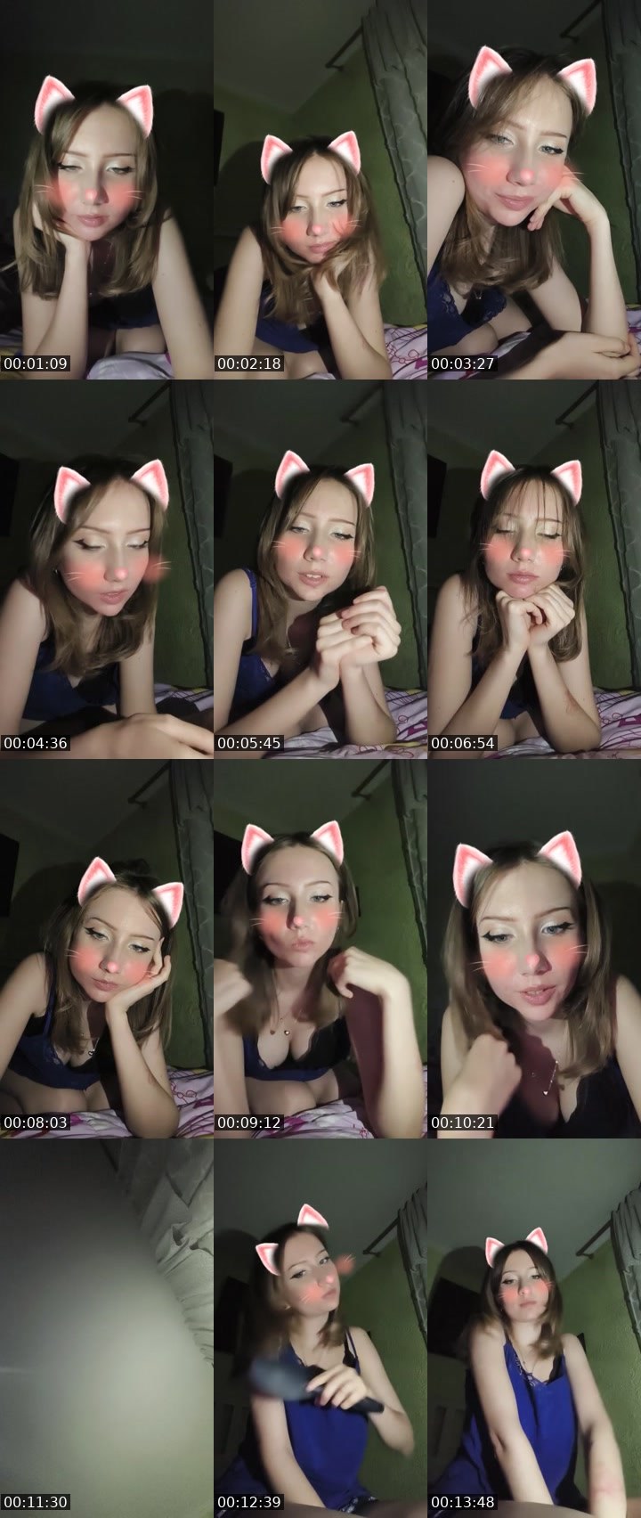 Contact-sheet preview of Alina🌺💃✨'s Liveme recording