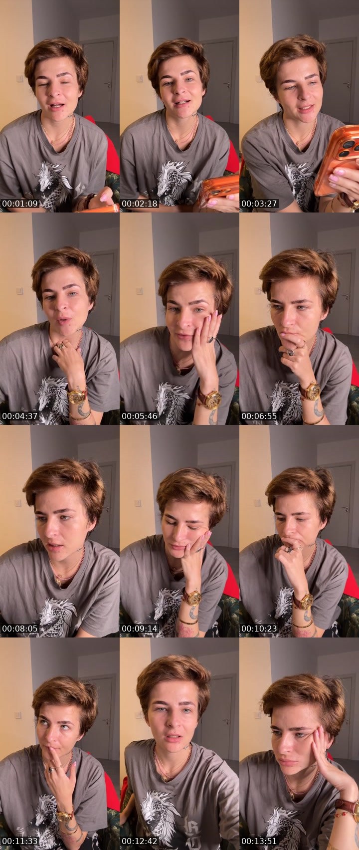 Contact-sheet preview of ❤️Buba❤️'s Liveme recording
