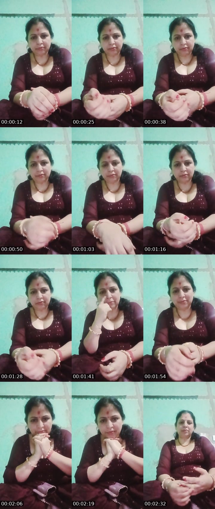 Contact-sheet preview of Rani minhas's Liveme recording