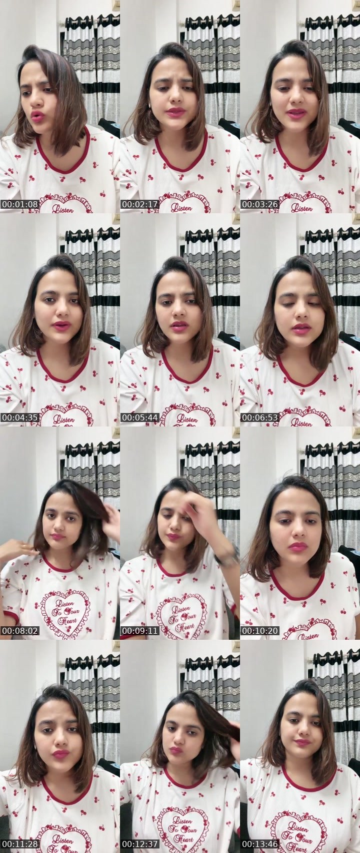Contact-sheet preview of Precious💎's Liveme recording