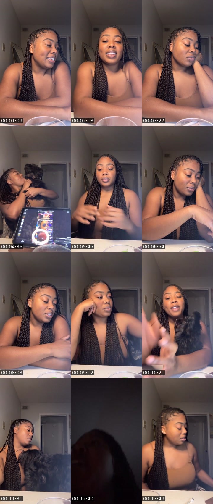 Contact-sheet preview of OnlyNatalieAnn's Liveme recording