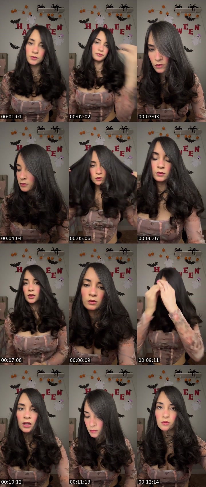Contact-sheet preview of 🫧🐆Mandy 🧸✨'s Liveme recording