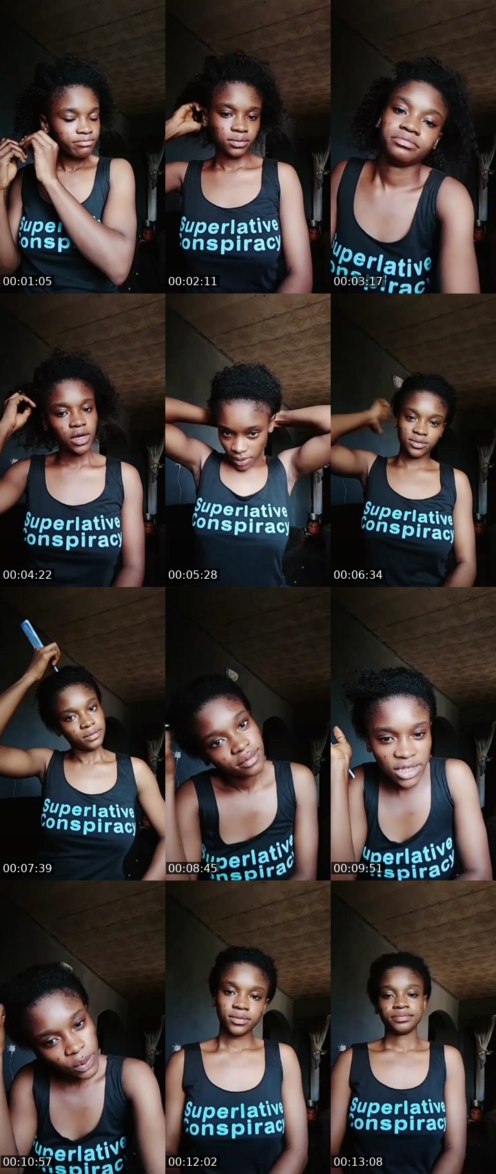Contact-sheet preview of Aria❣️'s Liveme recording