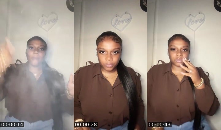 Contact-sheet preview of DaBrat98's Liveme recording