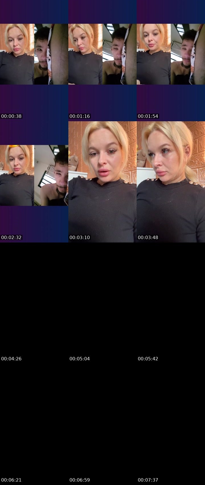 Contact-sheet preview of Dooll 💎's Liveme recording