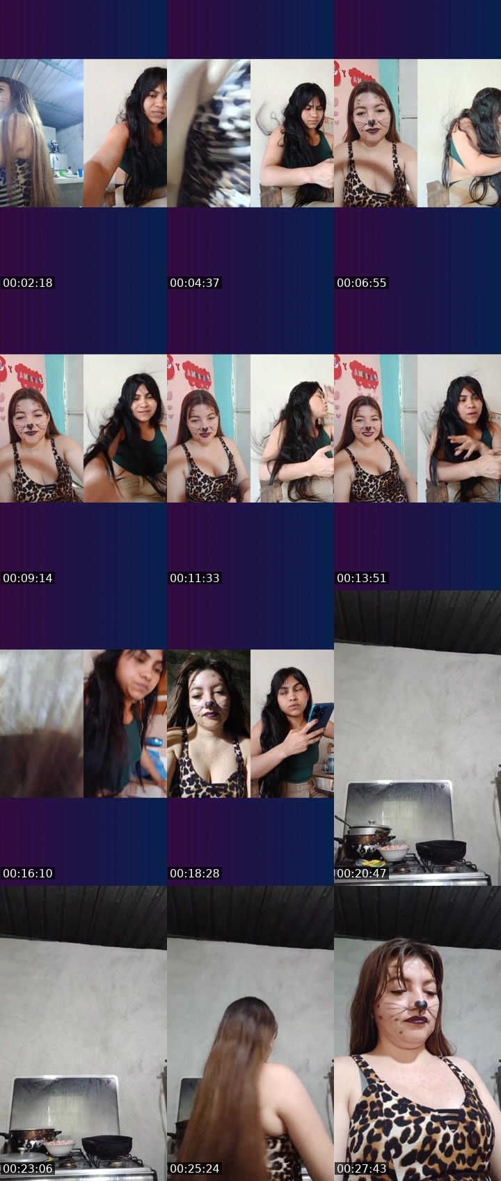 Contact-sheet preview of 🌈♦️veneno🛡's Liveme recording