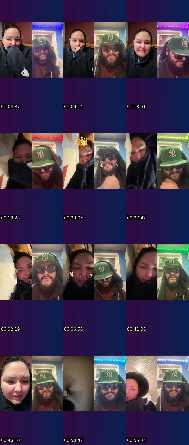 Contact-sheet preview of Fairy360's Liveme recording