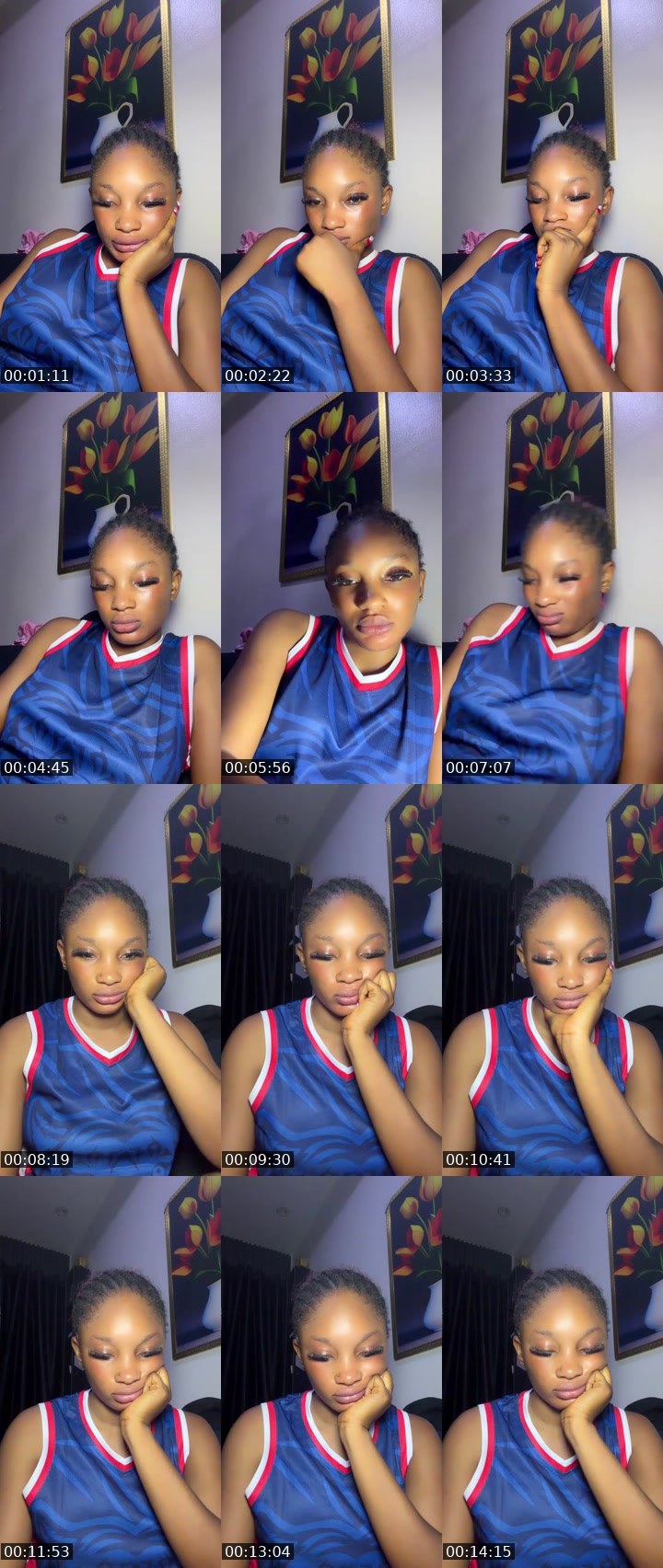 Contact-sheet preview of 💸LIONESS @KING💪💪's Liveme recording