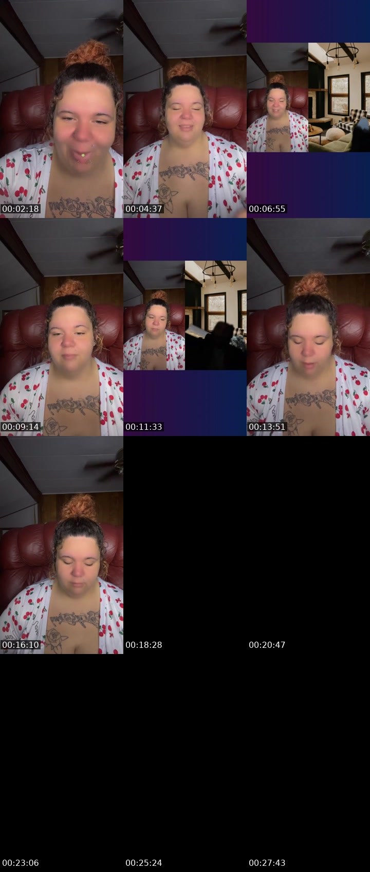 Contact-sheet preview of 🩵🌎SNACKERZZ🤍💚's Liveme recording