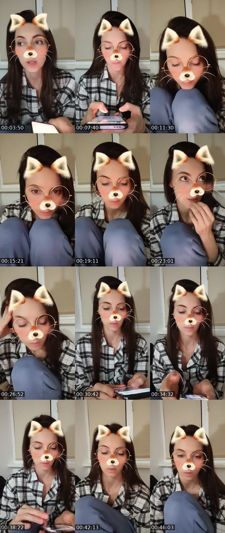 Contact-sheet preview of 6k💯Oly's Liveme recording