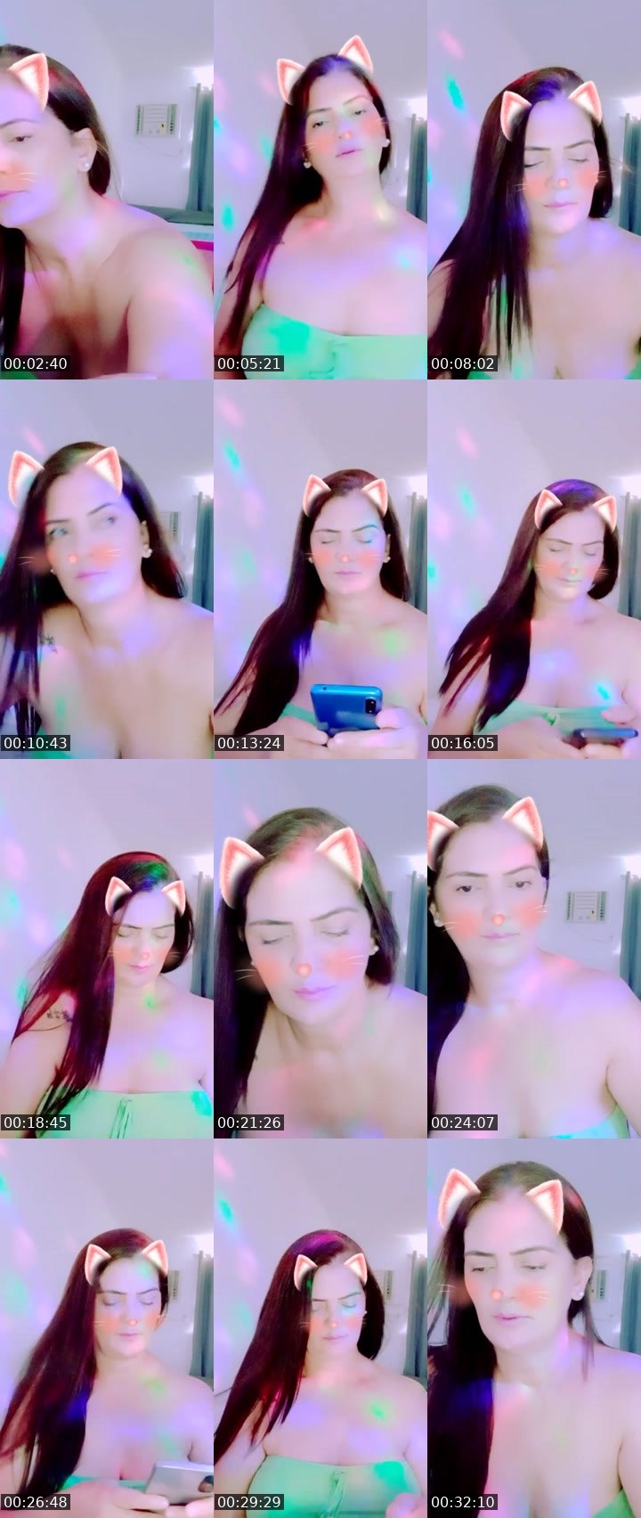 Contact-sheet preview of 🌸P♡LLY's Liveme recording