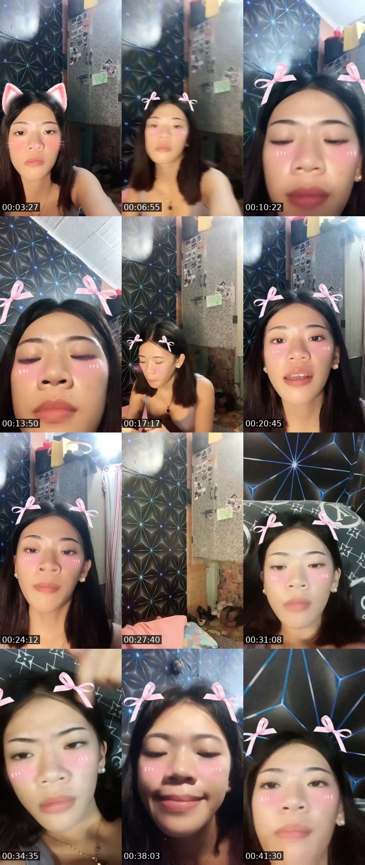 Contact-sheet preview of 👸zara🧚's Liveme recording