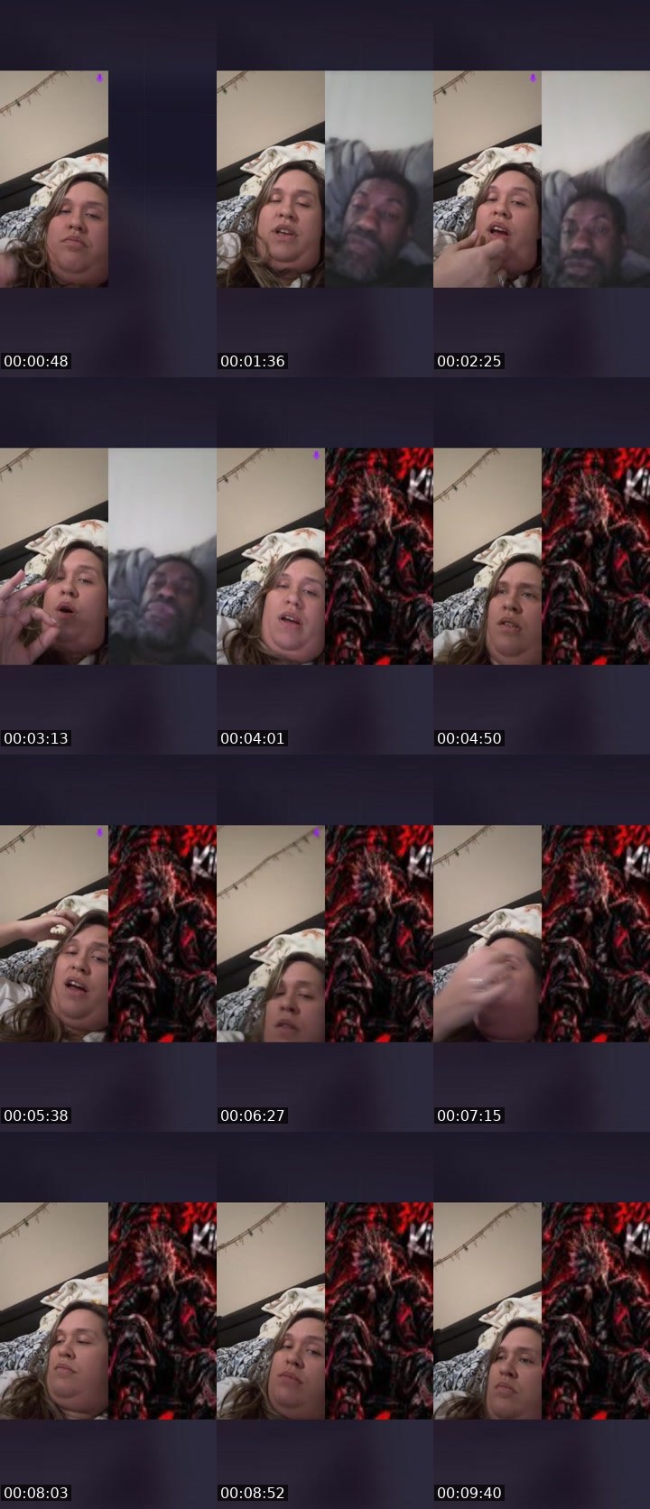 Contact-sheet preview of Rebel ghost's Liveme recording