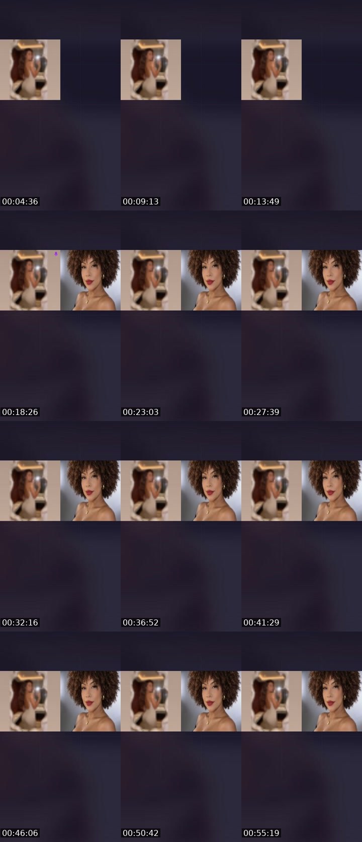 Contact-sheet preview of Maeva 🥂's Liveme recording