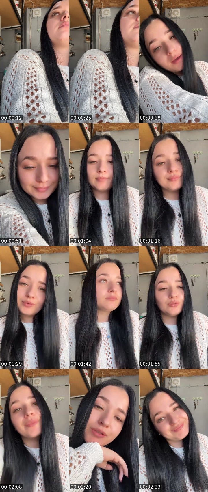 Contact-sheet preview of 𝓢𝓷𝓮𝓳𝓪💋's Liveme recording