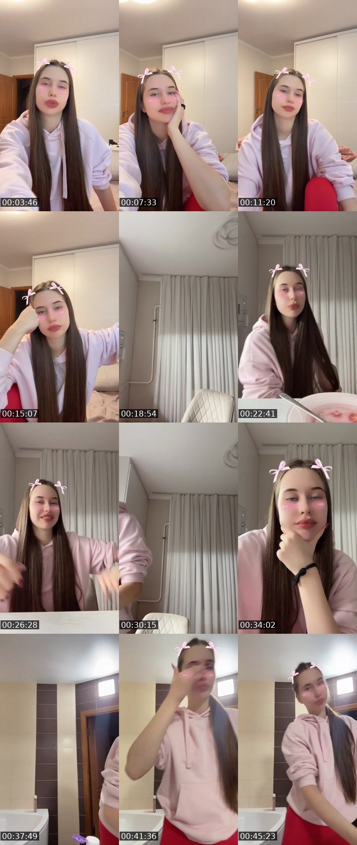 Contact-sheet preview of Victory💋's Liveme recording