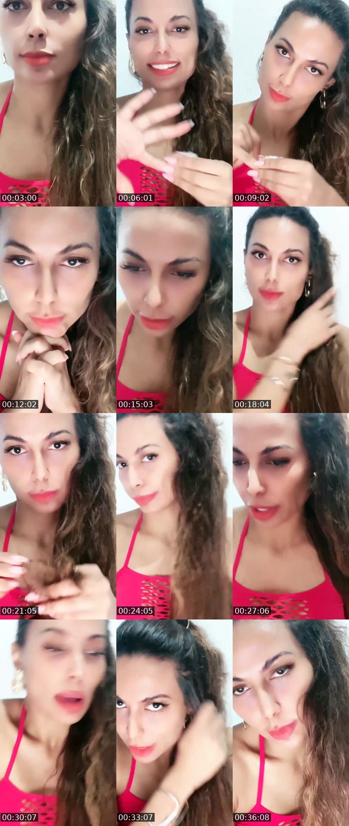 Contact-sheet preview of Maeva 🥂's Liveme recording