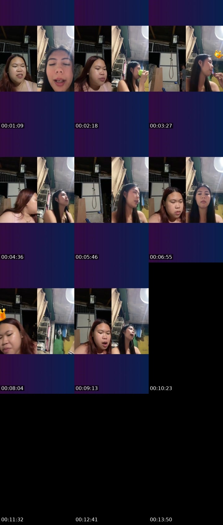 Contact-sheet preview of 👸🏻Asya.☘️'s Liveme recording