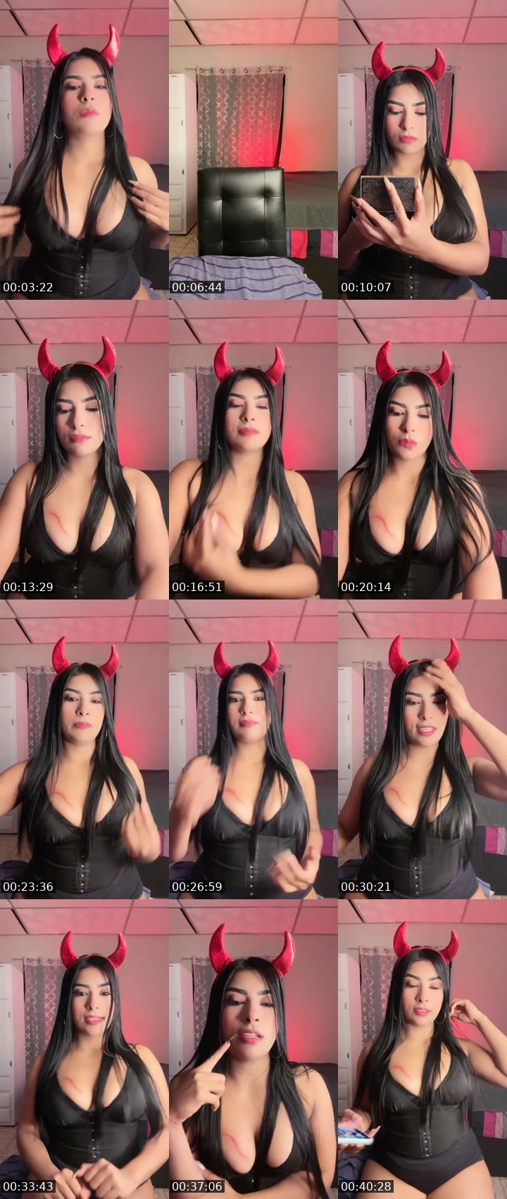 Contact-sheet preview of ☁️Ms. April💯's Liveme recording