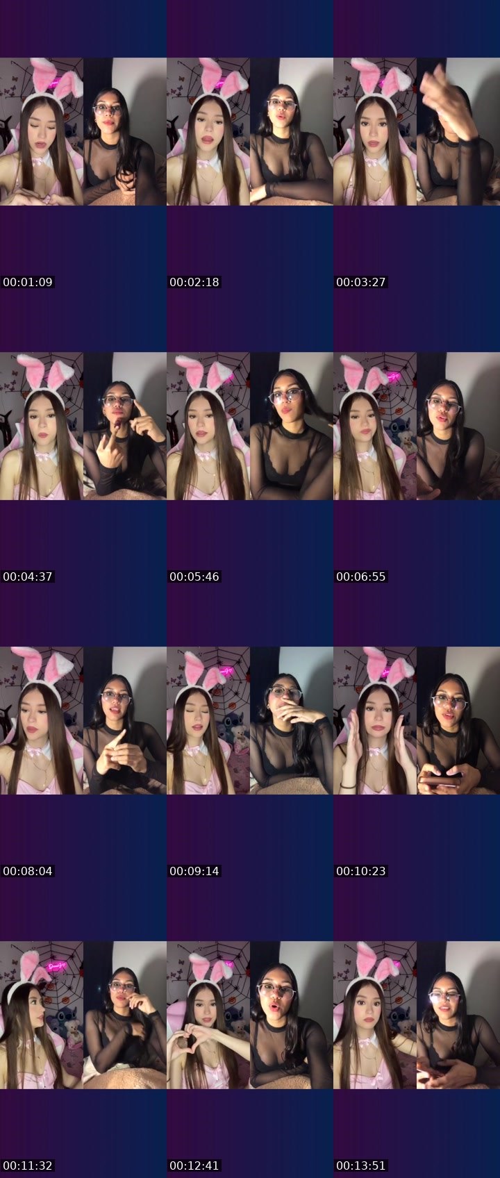 Contact-sheet preview of DanniG ☁️'s Liveme recording
