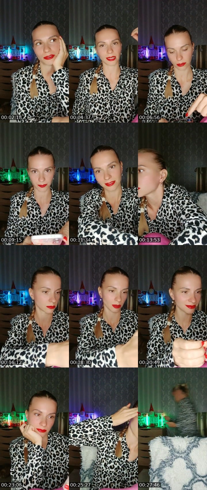 Contact-sheet preview of 🎀 Senorita 🎀's Liveme recording