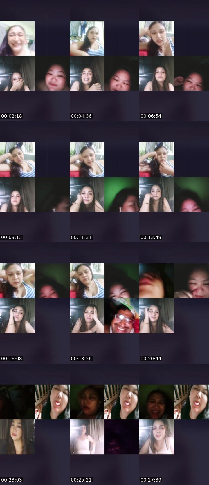 Contact-sheet preview of 👑Jherelyn🦢(NP)'s Liveme recording