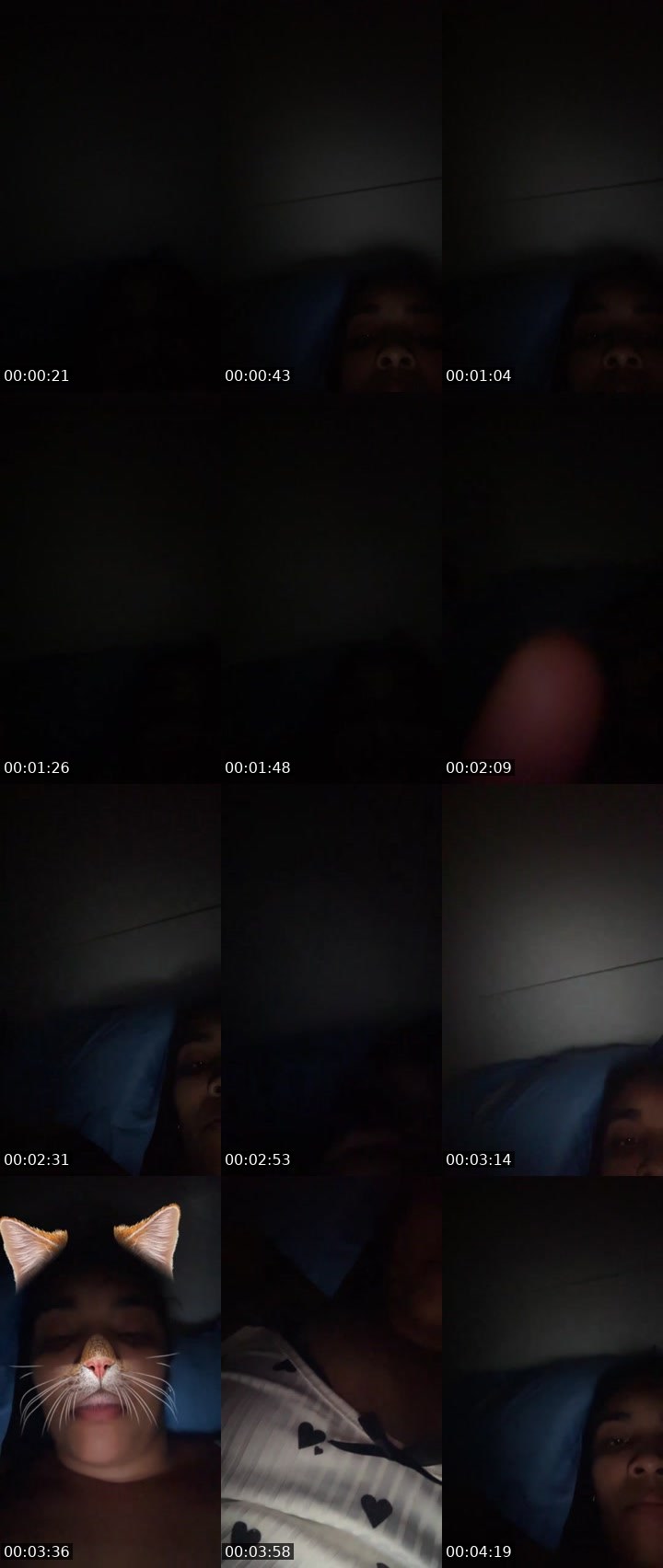 Contact-sheet preview of Yassmin09's Liveme recording