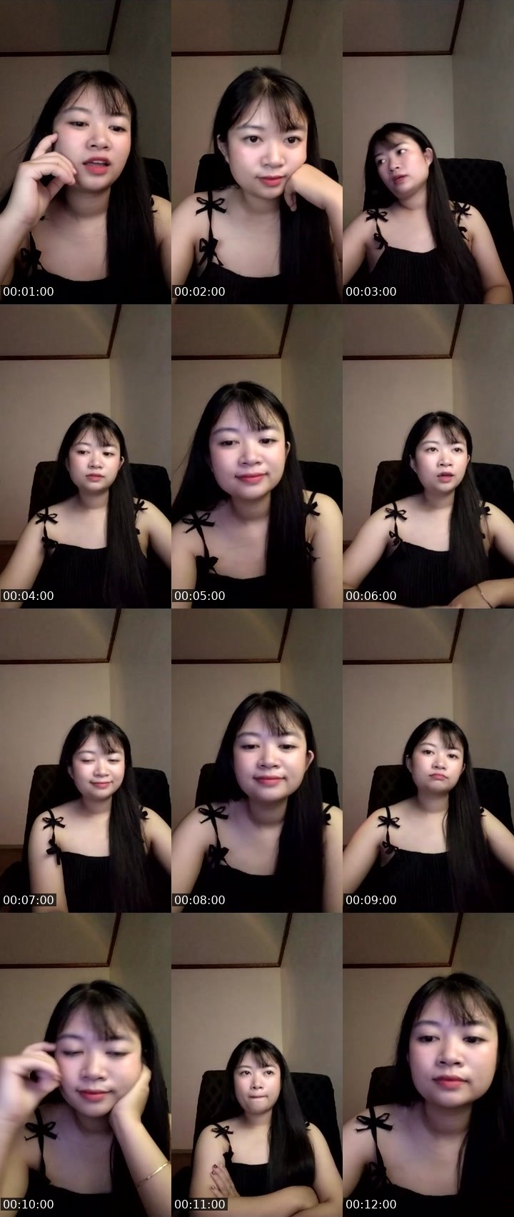 Contact-sheet preview of Luna♥️'s Liveme recording
