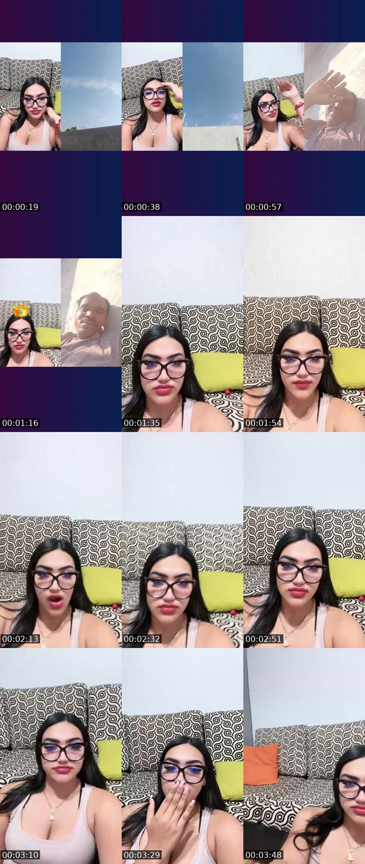 Contact-sheet preview of MADDY🩷's Liveme recording
