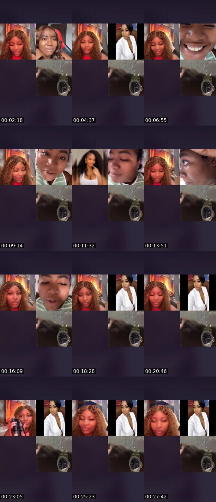 Contact-sheet preview of 🅱️ⱤØ₩₦łɆ🤎💔's Liveme recording