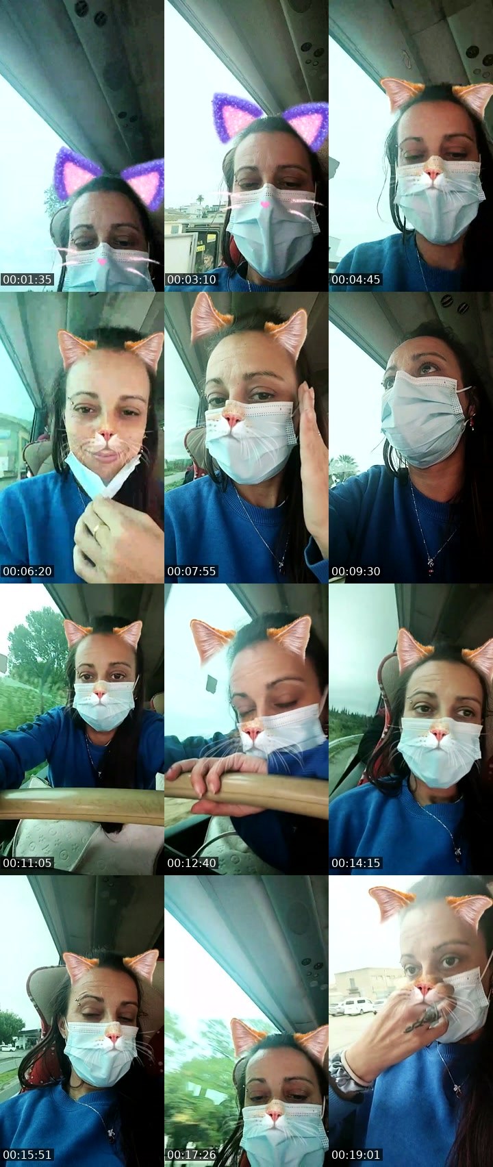 Contact-sheet preview of mi niña💃🫶's Liveme recording