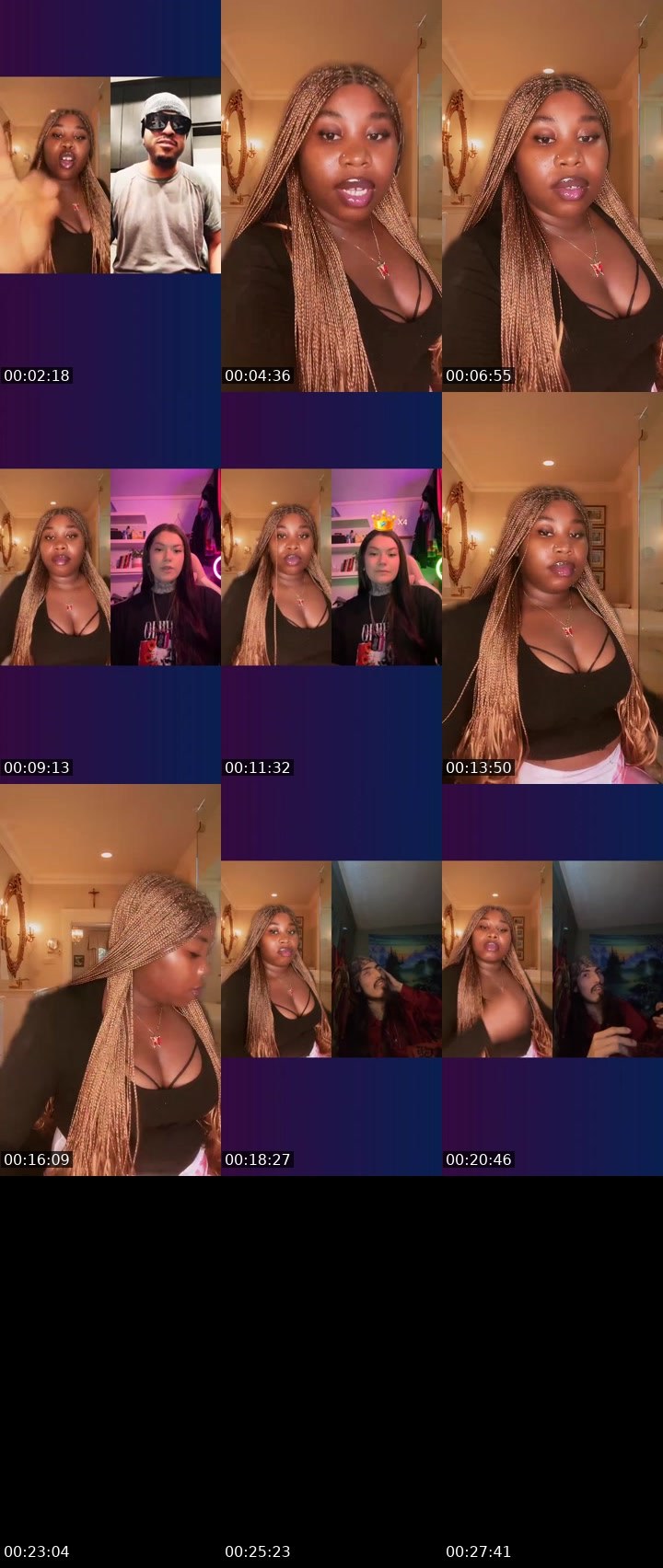 Contact-sheet preview of 🏦4.5kbaby Sandra 🍫's Liveme recording