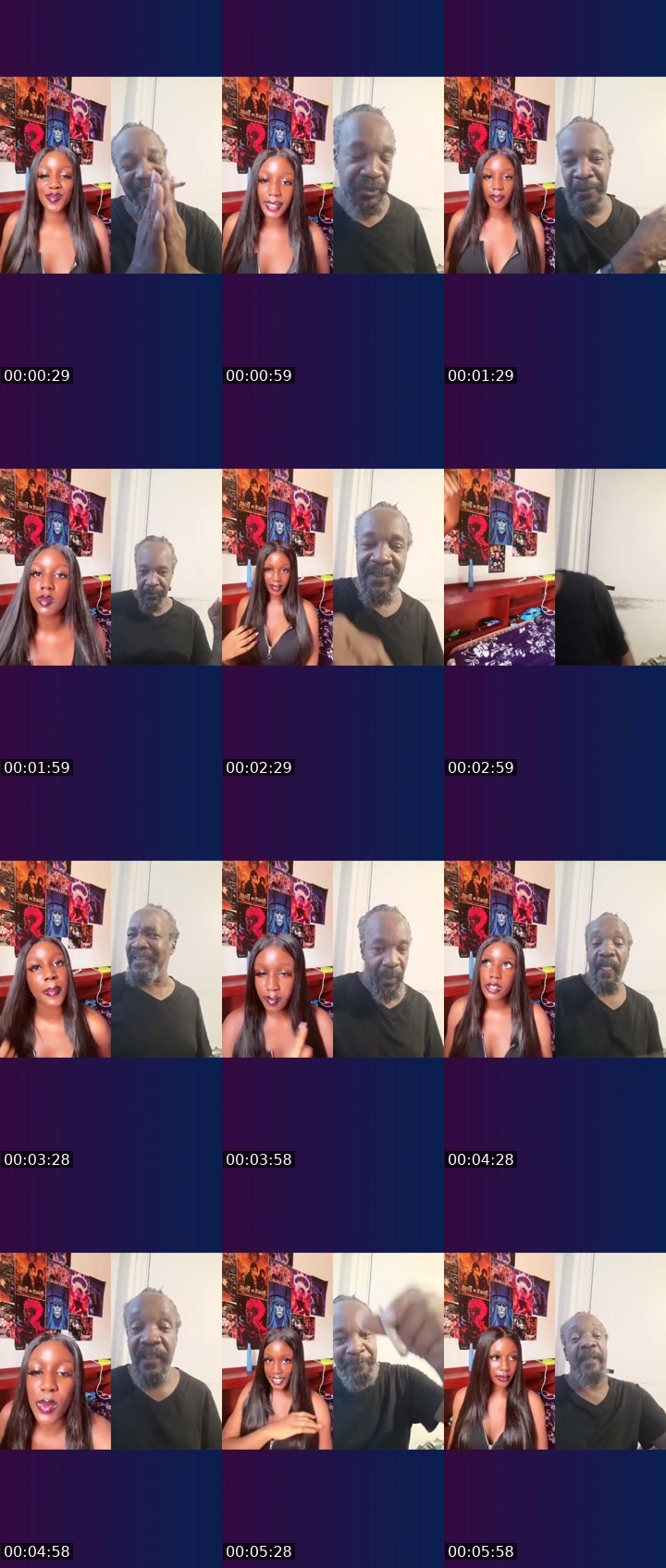 Contact-sheet preview of 💞 𝒟ℯ𝓁𝒾𝓁𝒶𝒽𝒽🧊's Liveme recording