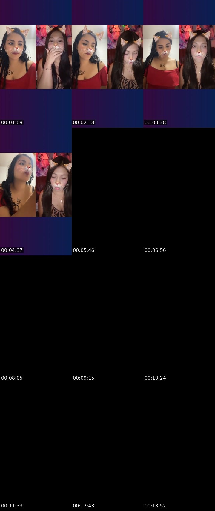 Contact-sheet preview of 🌐Paola🧸👻♥️'s Liveme recording