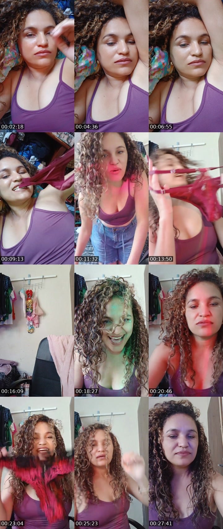 Contact-sheet preview of kamylla 🫦🔥's Liveme recording