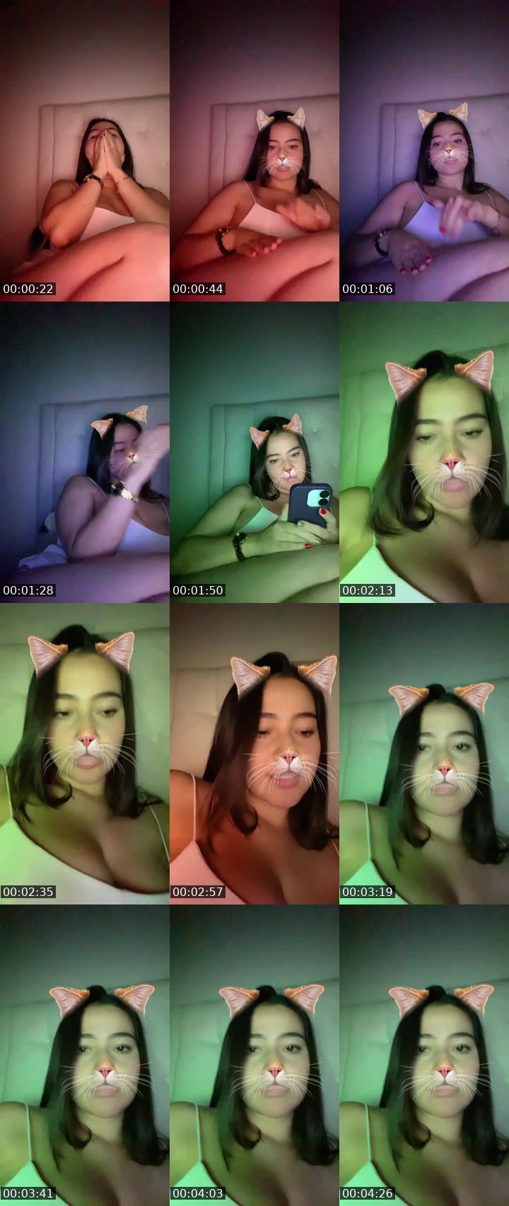 Contact-sheet preview of 50k🔥🙏🏽Cleopatra🪐's Liveme recording