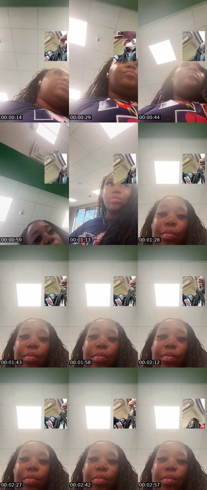 Contact-sheet preview of QUEENNJAS〽️INE🎭⃤'s Liveme recording