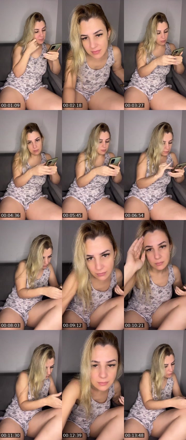 Contact-sheet preview of IZA🔥⃤'s Liveme recording