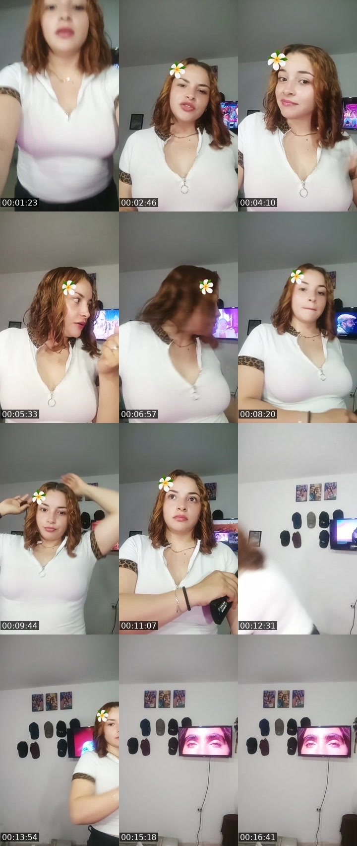 Contact-sheet preview of Nezuko☁️'s Liveme recording