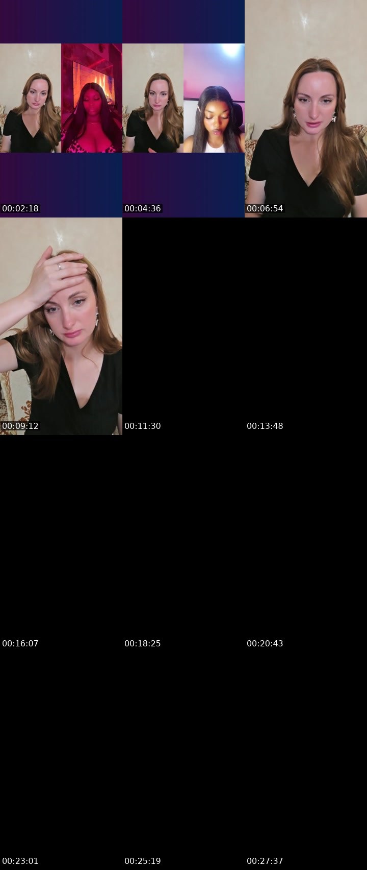 Contact-sheet preview of Elli TiTa's Liveme recording