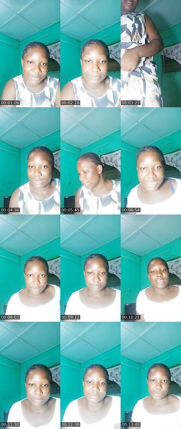 Contact-sheet preview of sandy12's Liveme recording