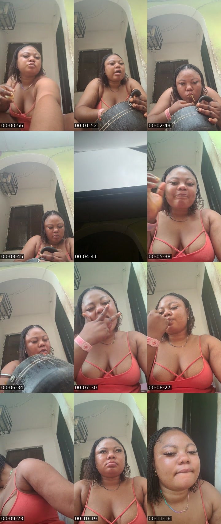 Contact-sheet preview of Chi baby 12's Liveme recording