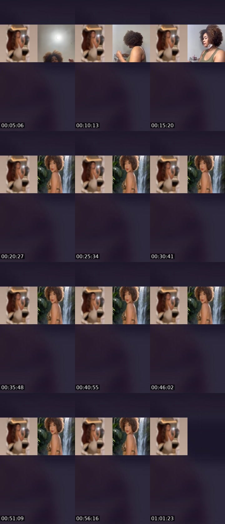 Contact-sheet preview of Maeva 🥂's Liveme recording