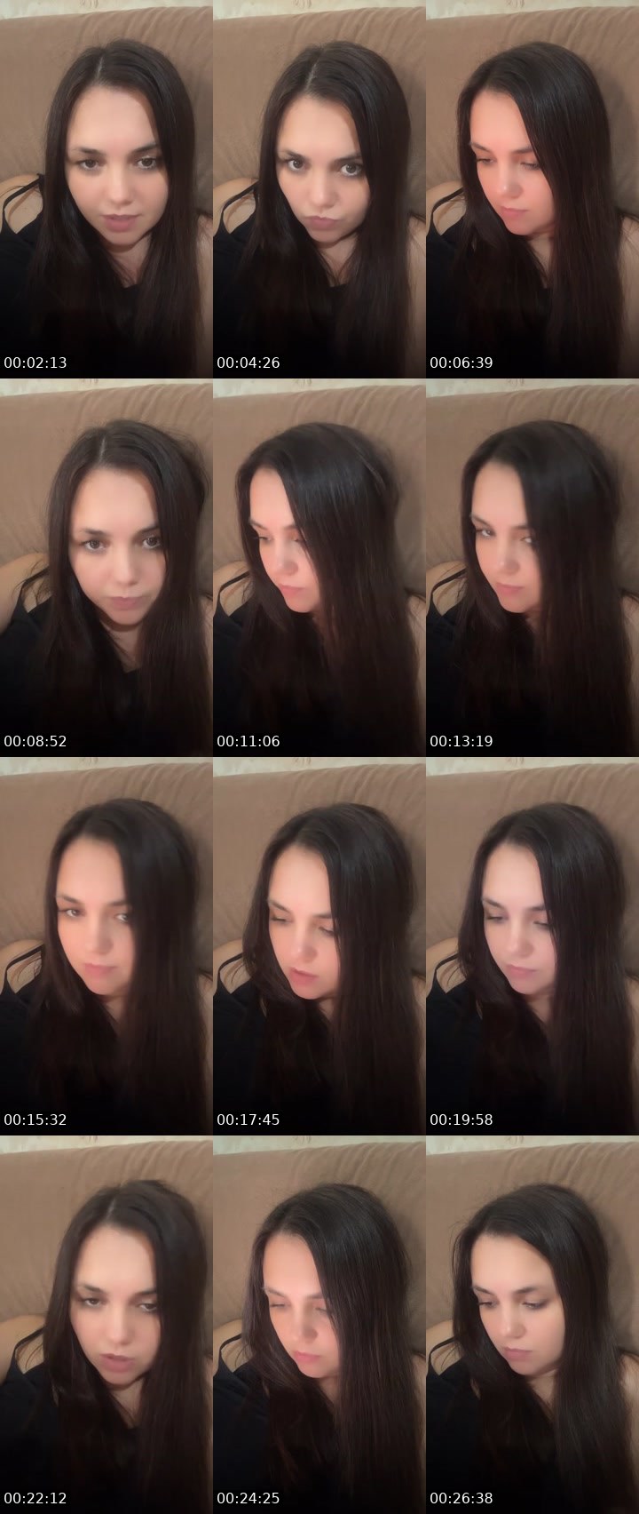 Contact-sheet preview of Nastya KH 😇's Liveme recording