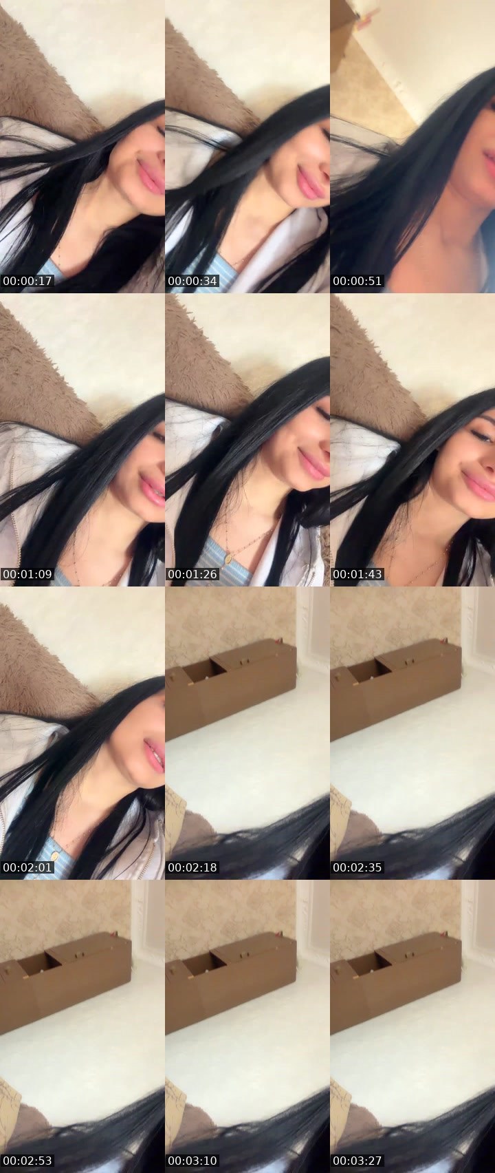 Contact-sheet preview of Miliii💕💕's Liveme recording