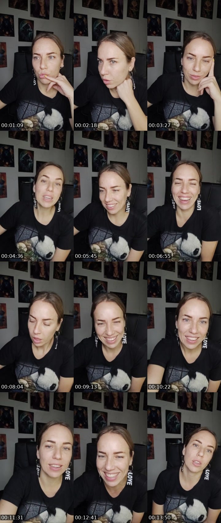 Contact-sheet preview of YULIIA FAKAS👼🪽's Liveme recording