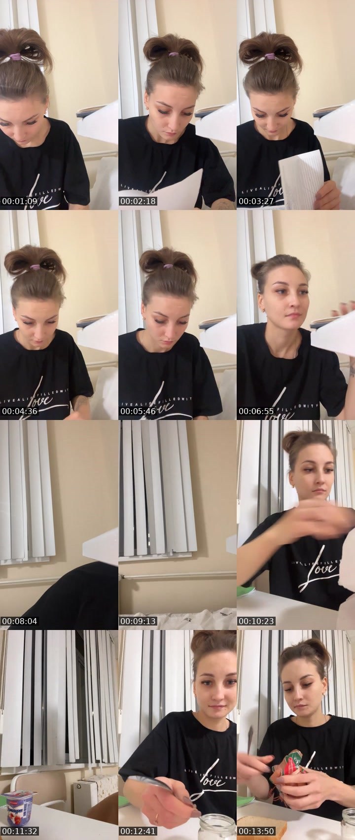Contact-sheet preview of Виктория's Liveme recording