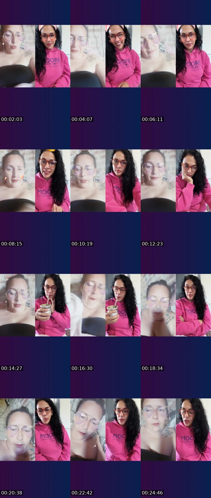 Contact-sheet preview of 🔆MiLLO🔥🌪's Liveme recording